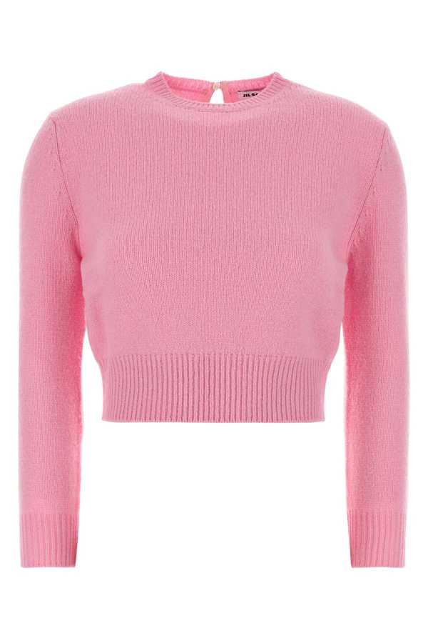 Jil Sander Wool Blend Sweater - Neon Rose