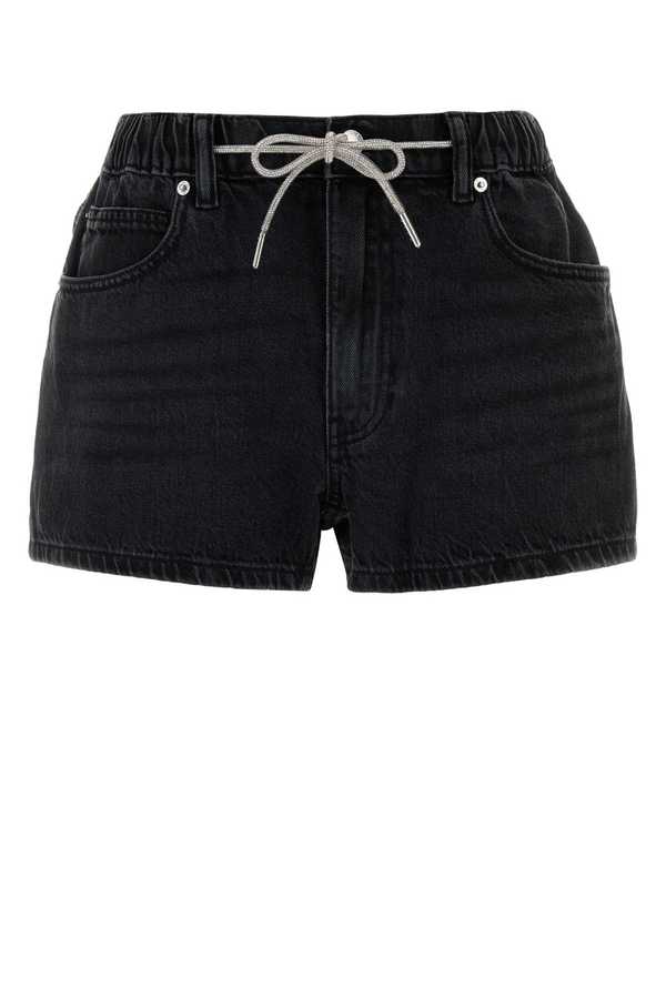 ALEXANDER WANG Denim Shorts - Black