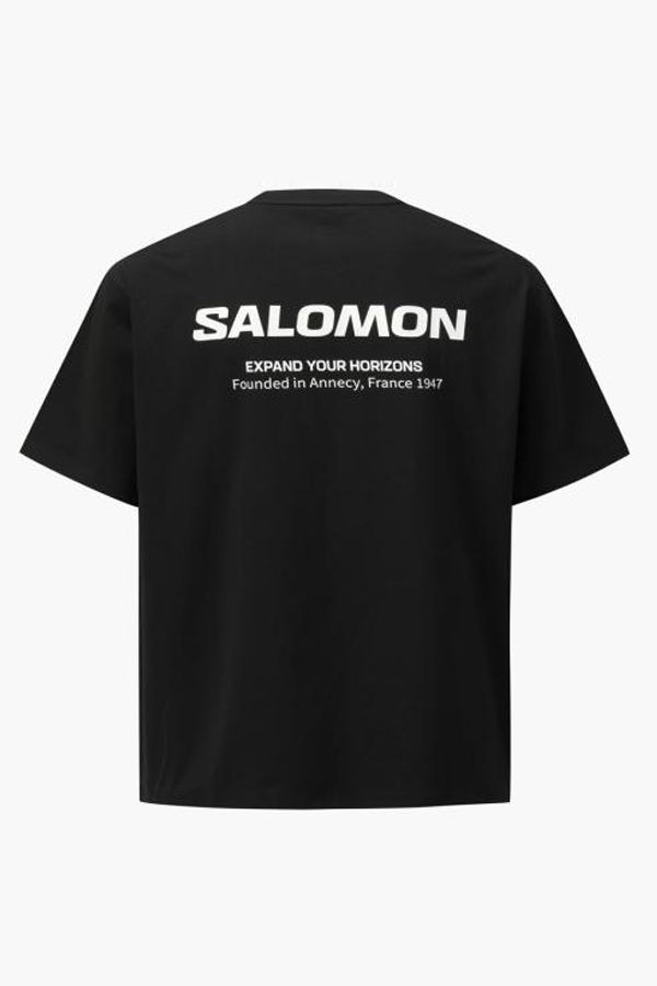 SALOMON Short Sleeve T-Shirt - Black