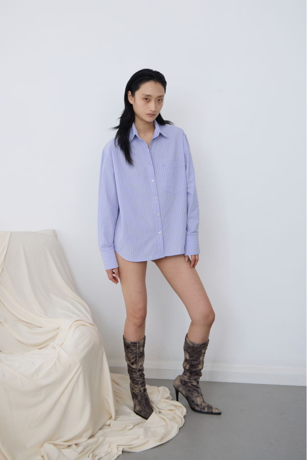 permanent vacation Examine Shirt Top