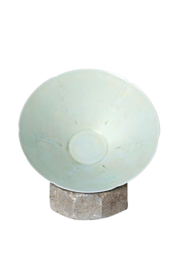 Cobalt Guild Celadon Porcelain Medium Conical Bowl