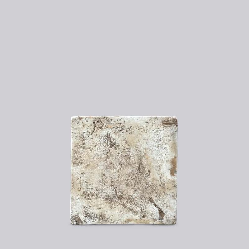 Cobalt Guild Hand Painted Porcelain Blue and Red Fish and Lotus Tile