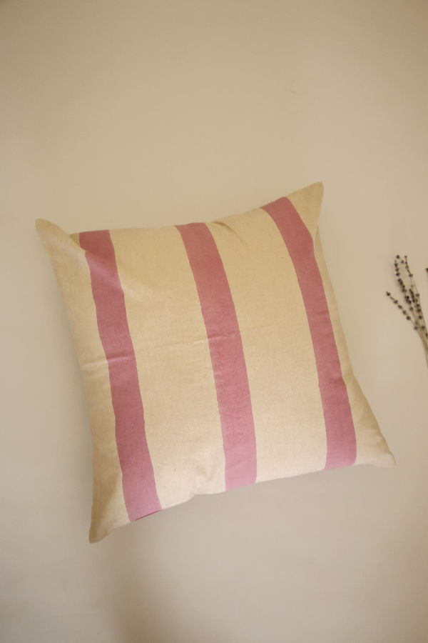 Ninéh Oh! Stripes Block Print Pillow