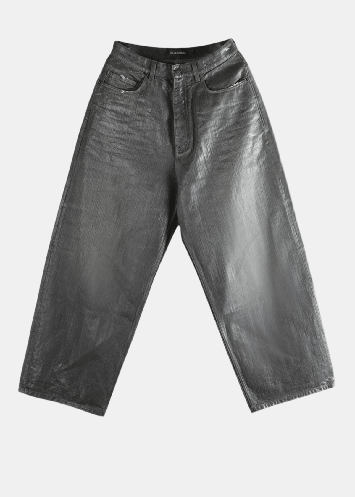 Balenciaga Baggy Pants - Light Heather Grey - Image 1 of 4