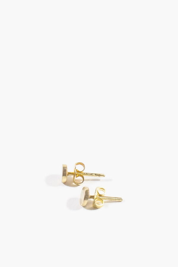 ADORN Dot Earring - 18 Karat Gold Plated Recycled Brass