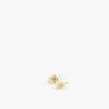 ADORN Dot Earring - 18 Karat Gold Plated Recycled Brass - Thumbnail 4