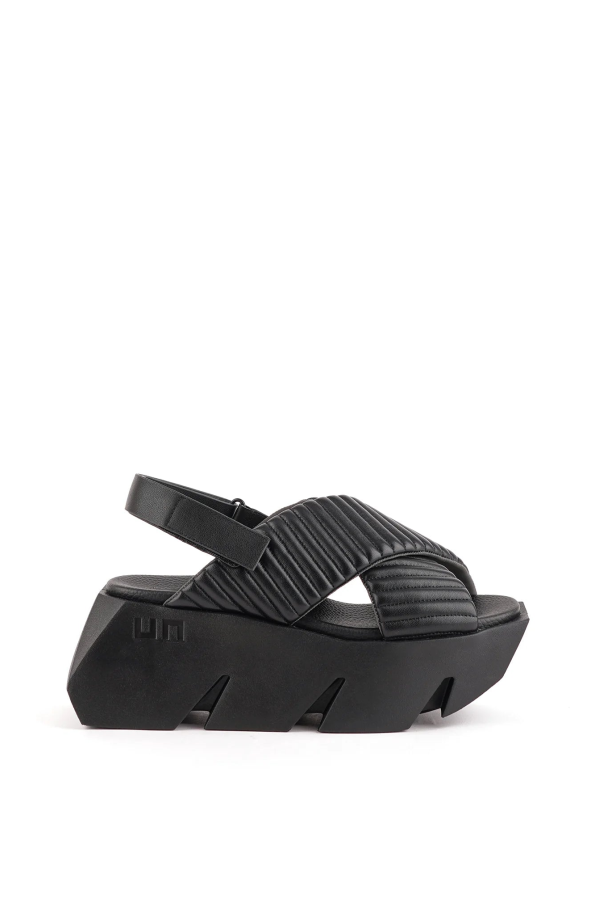 United Nude Bull Puffier Sandal - Black