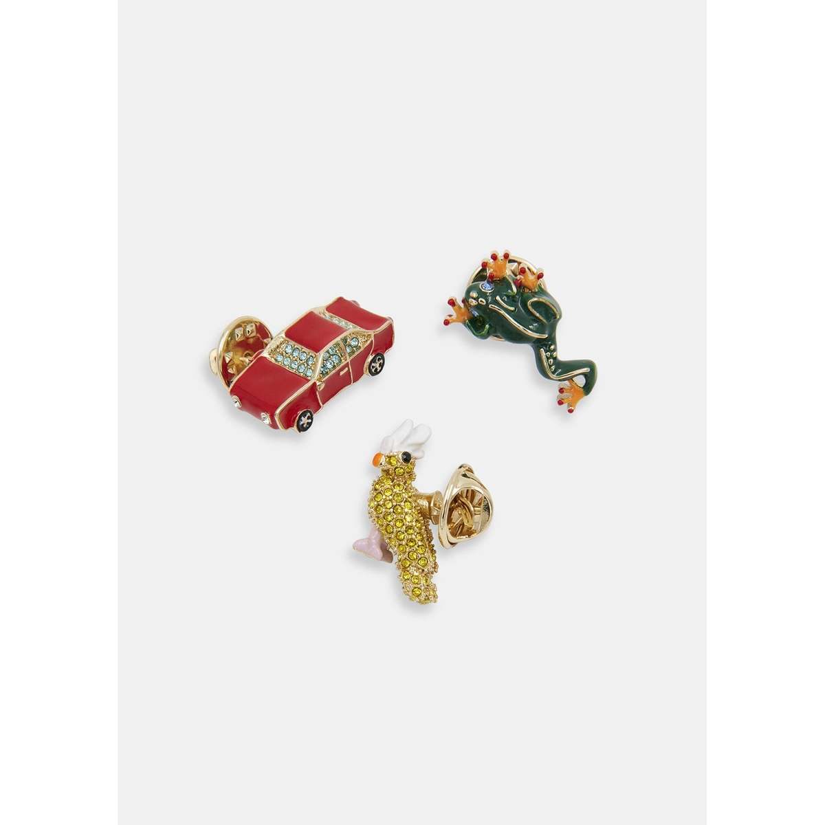 Essentiel Antwerp Josiane Set of Pins - Gold - Image 1 of 2