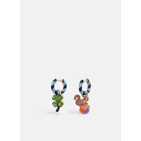 Essentiel Antwerp Jover Earrings With Charms - Combo1 Quiet Pool