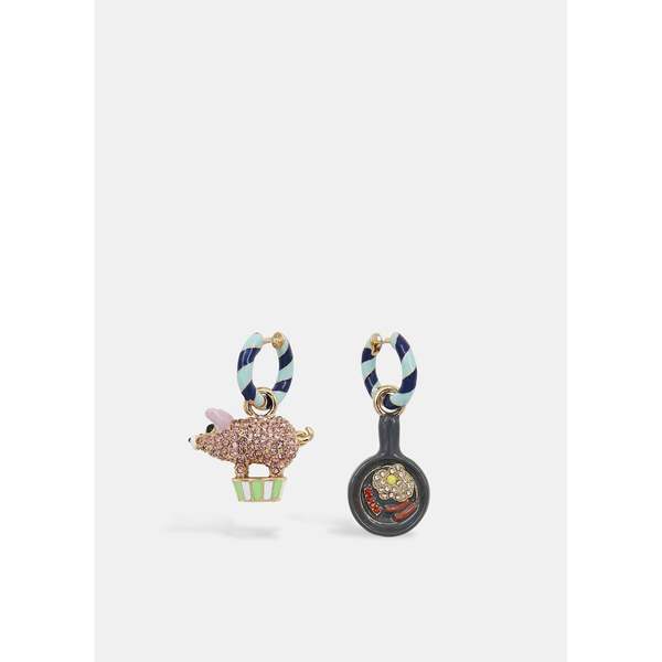 Essentiel Antwerp Jubby Earrings With Charms - Combo1 Nile Blue