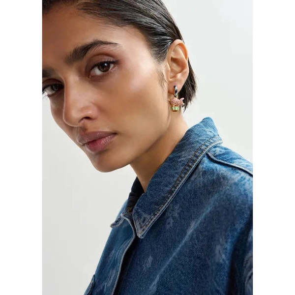 Essentiel Antwerp Jubby Earrings With Charms - Combo1 Nile Blue