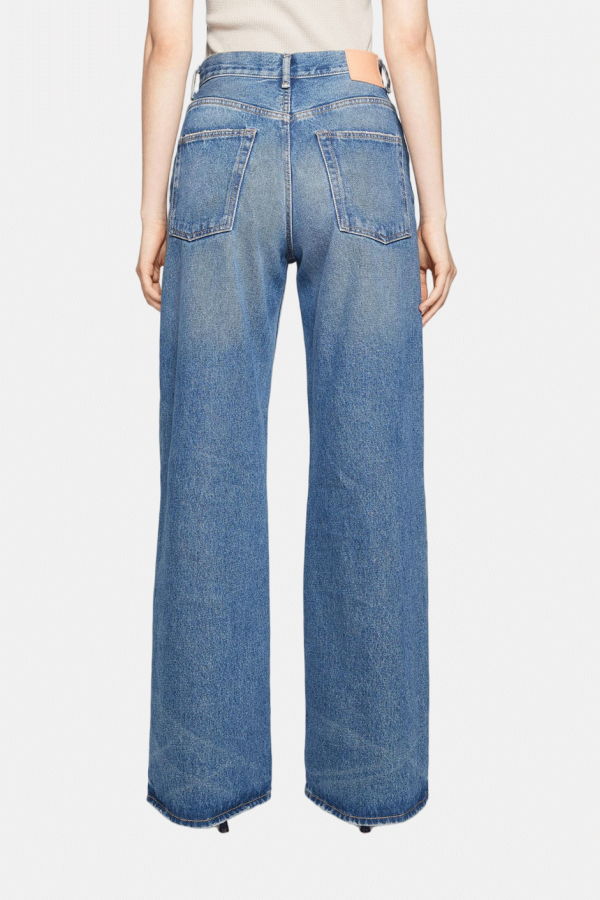 Acne Studios Regular Fit Jeans - Mid Blue