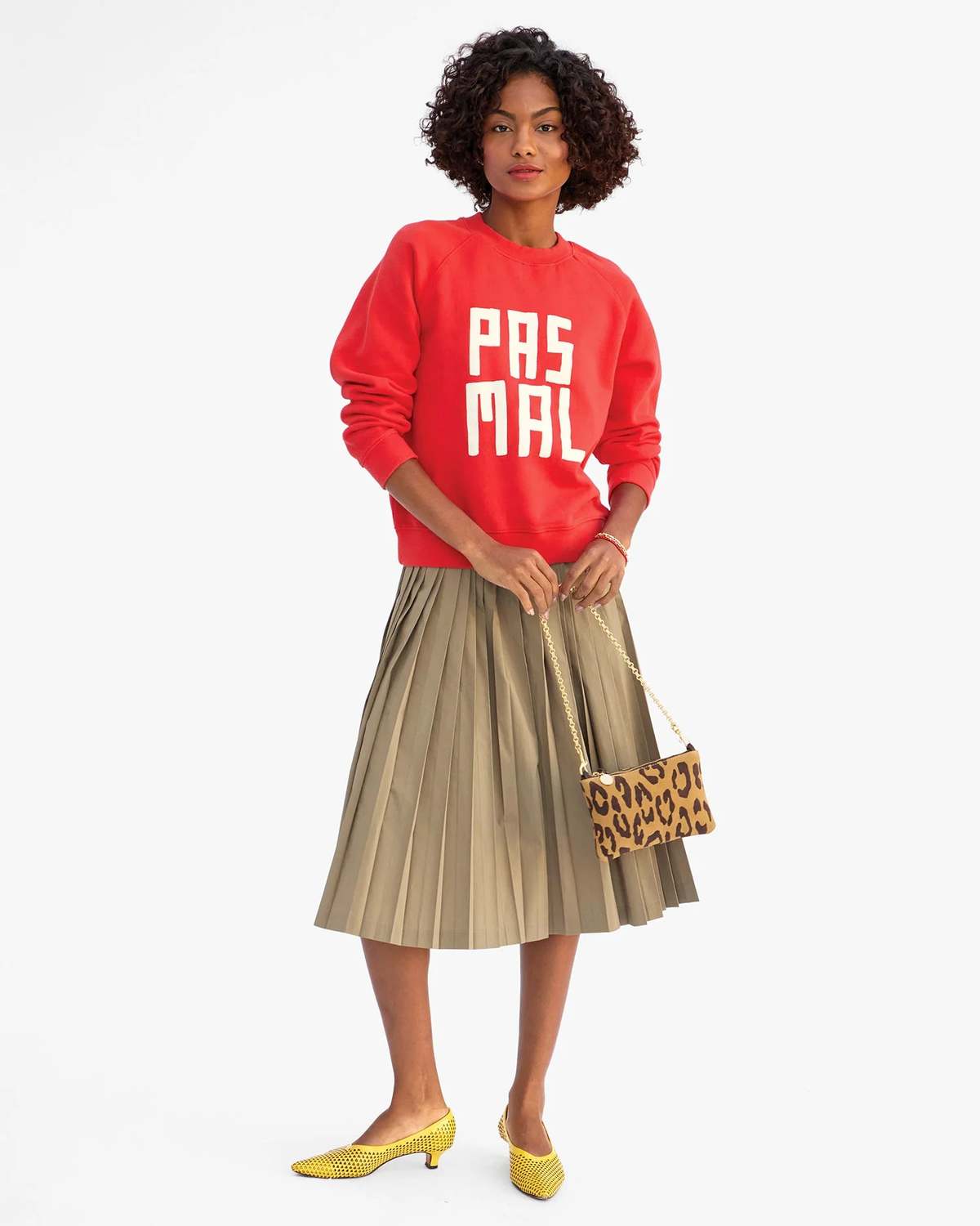 Clare V. Pas Mal Le Court Sweatshirt - Image 3 of 3