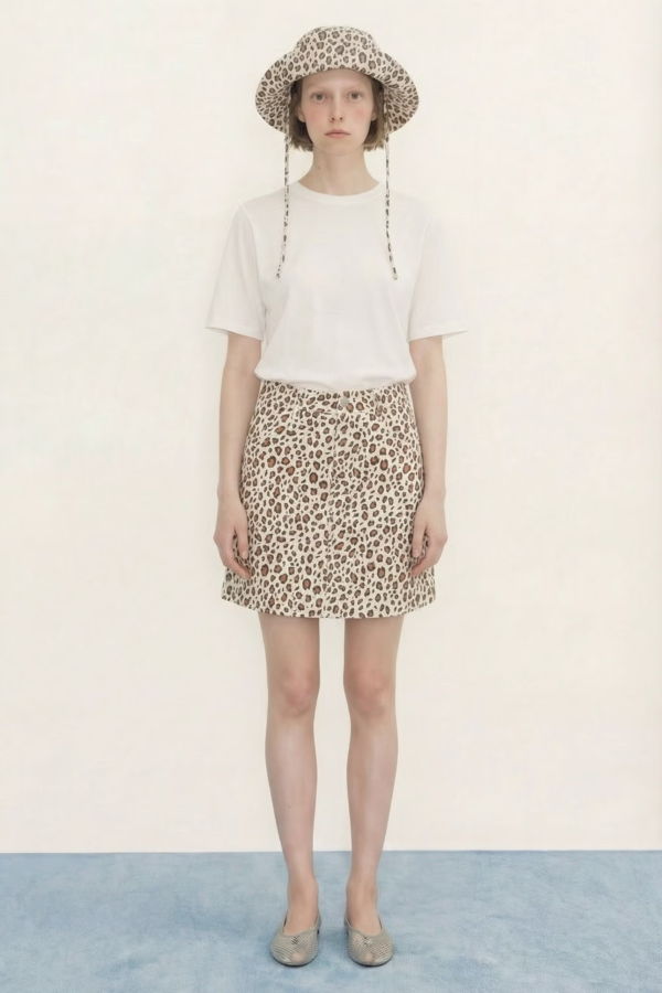 TINY BIG SISTER Ani Skirt - Animal Print
