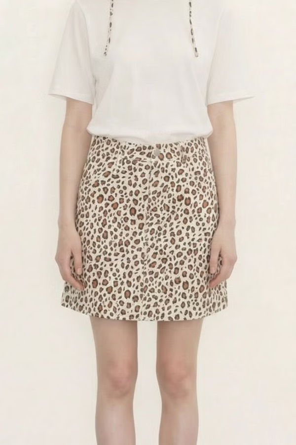 TINY BIG SISTER Ani Skirt - Animal Print