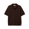 Merz b. Schwanen Knitted Merino Short Sleeve Polo - Thumbnail 1