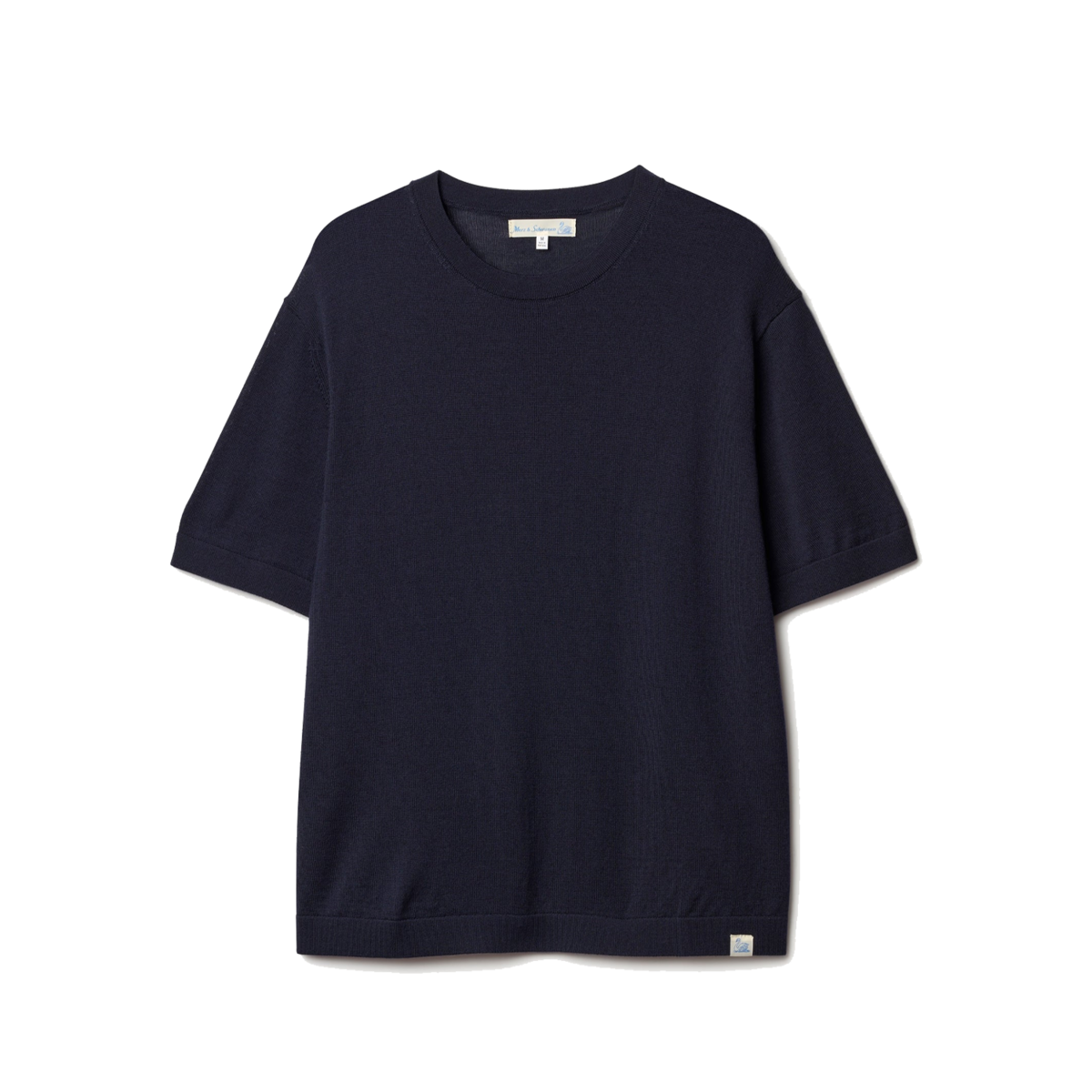 Merz b. Schwanen Refined Knitted Merino Wool T-Shirt - Image 1 of 1