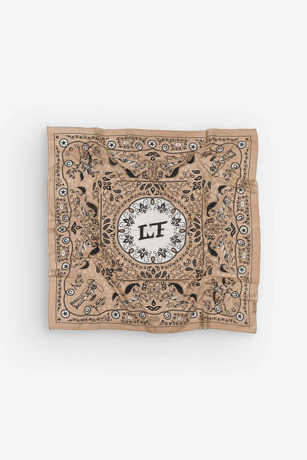 Maison Lecomte Flament Far West Cotton Bandana Scarf