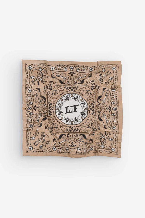Maison Lecomte Flament Far West Cotton Bandana Scarf