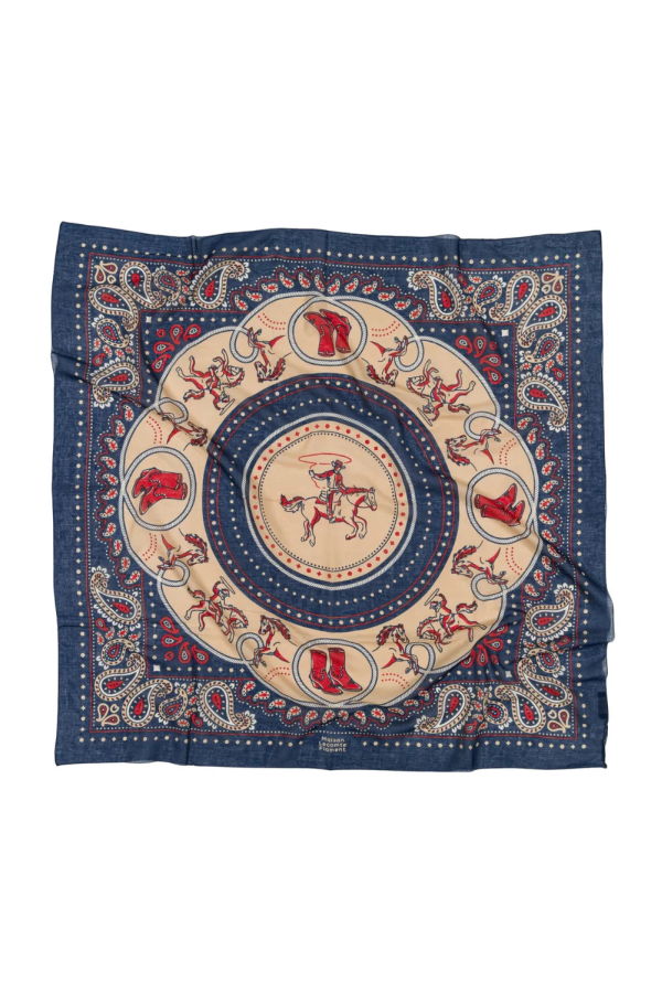 Maison Lecomte Flament Rodeo Cotton Bandana Scarf