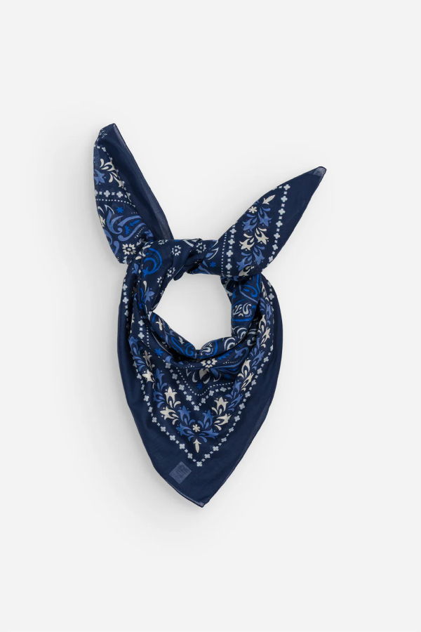 Maison Lecomte Flament Saint Tropez Cotton Voile Bandana Scarf