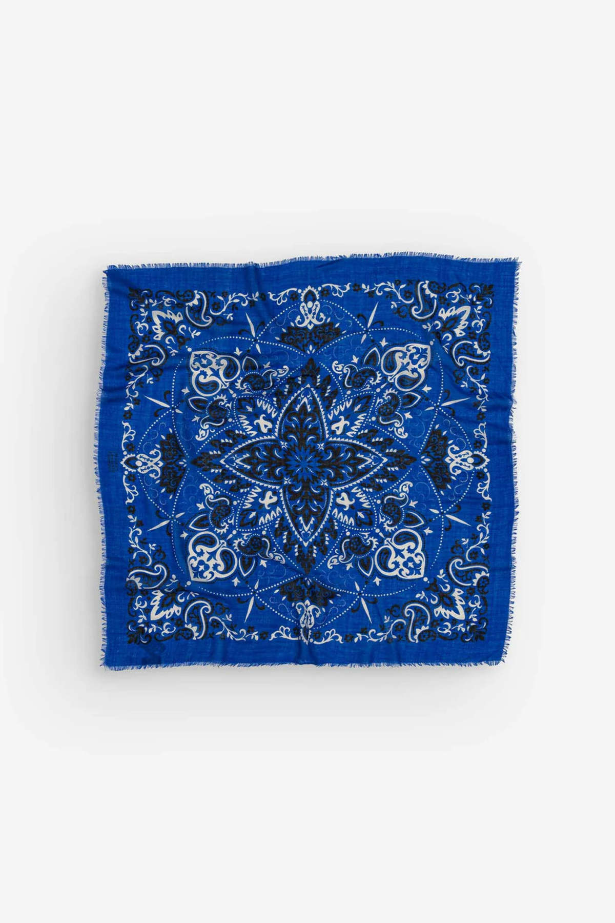 Maison Lecomte Flament Wool Silk Blend Bandana Scarf - Image 1 of 2