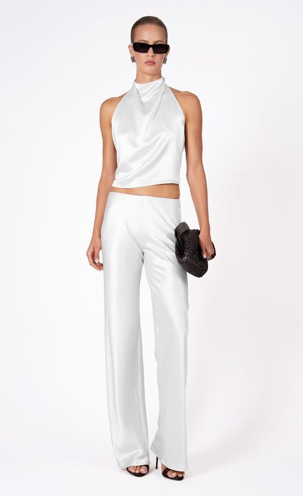 Nonchalant Label Norma Pant - White