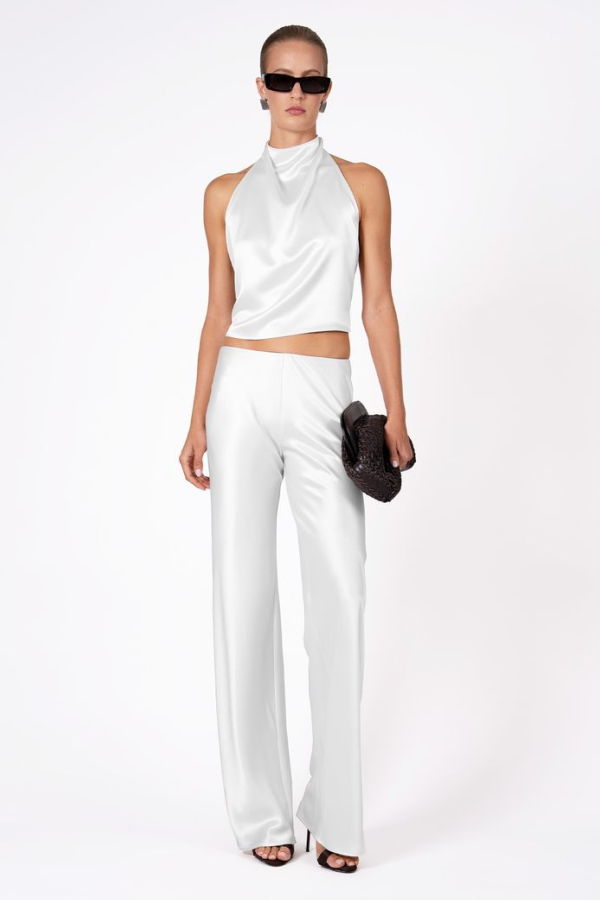 Nonchalant Label Norma Pant - White