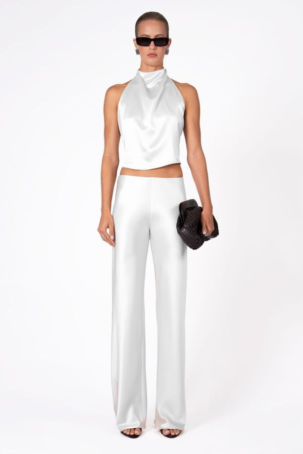 Nonchalant Label Norma Pant - White