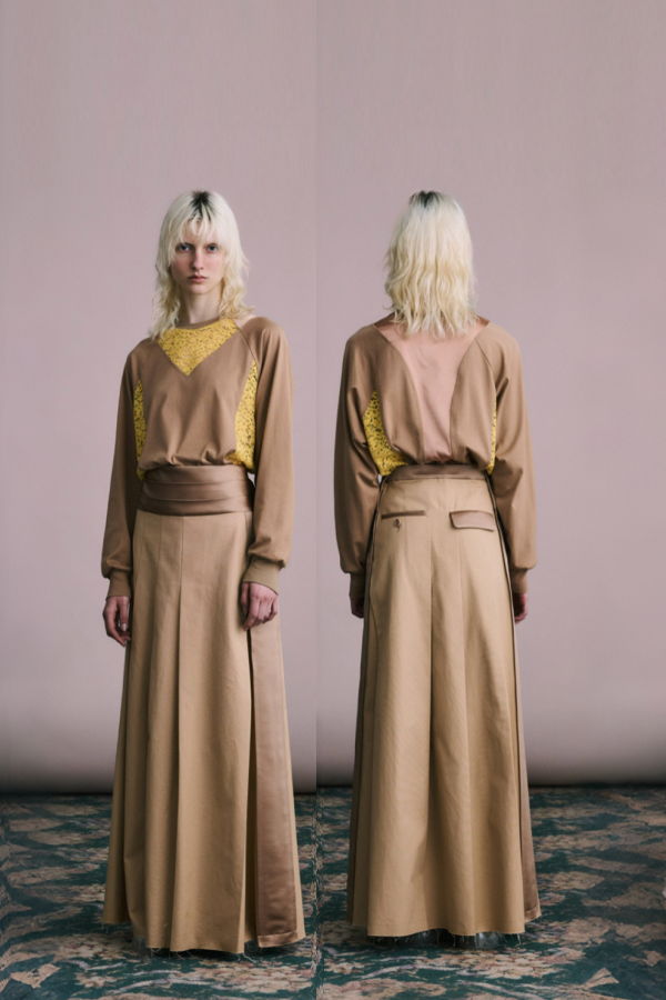 Undercover Maxi Flared Skirt