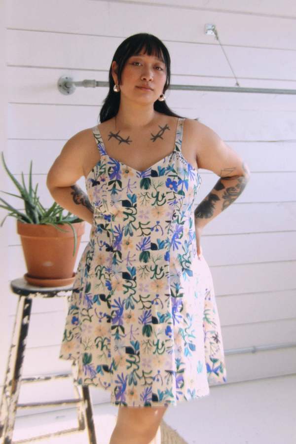 Exclusivits Eve Gravel Robe Ticia - Aquarelle