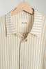 William Frederick Cafe Shirt Fox Fibre Stripe - Cream - Thumbnail 4