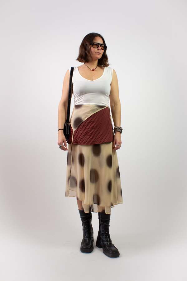 KkCo Layered Dot Skirt