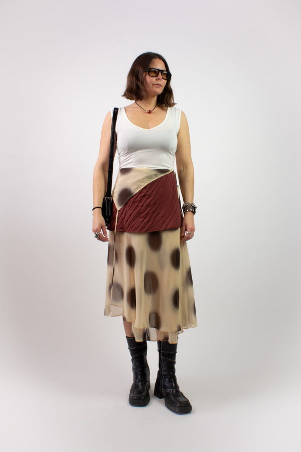 KkCo Layered Dot Skirt