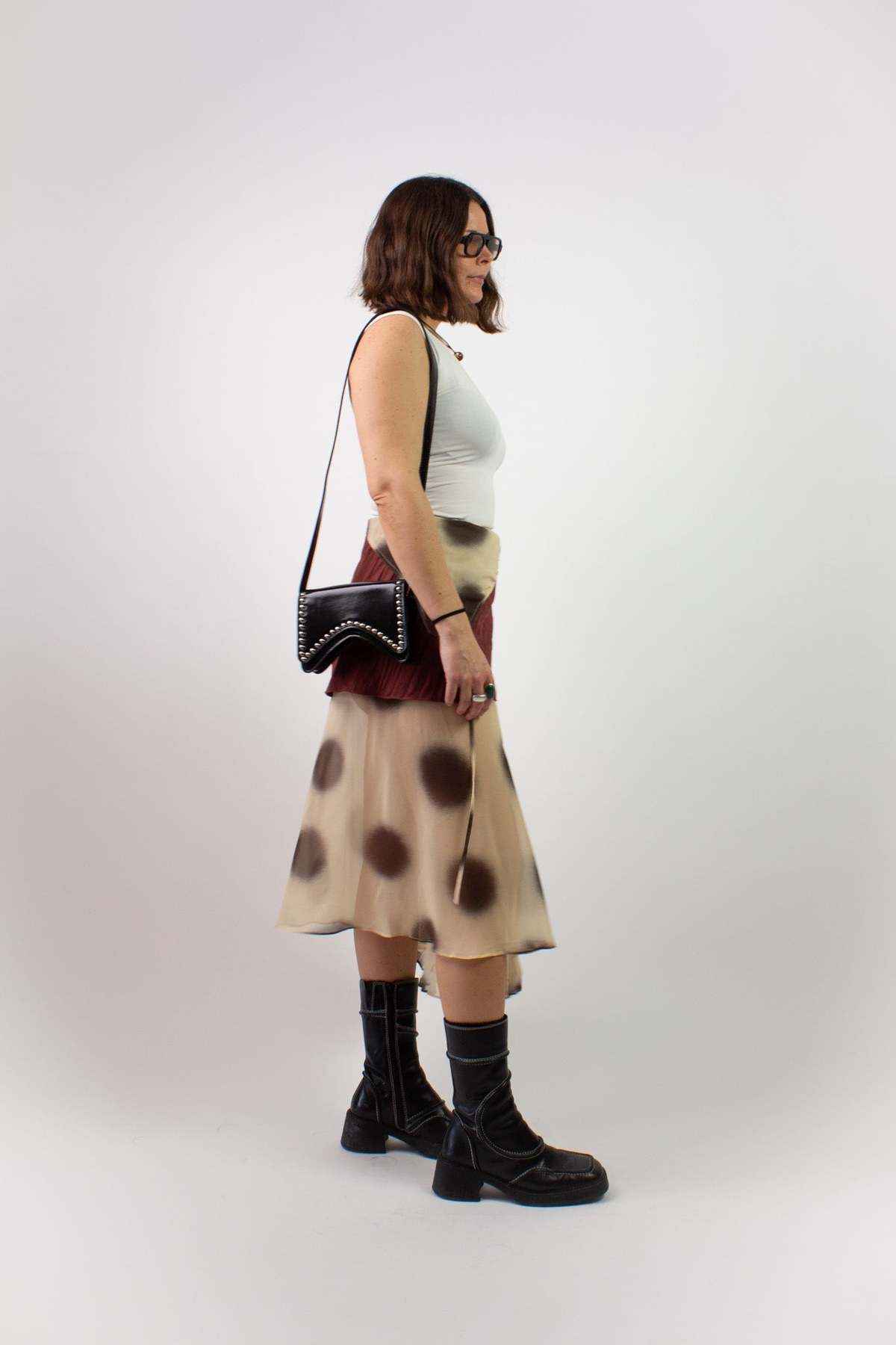 KkCo Layered Dot Skirt - Image 5 of 9