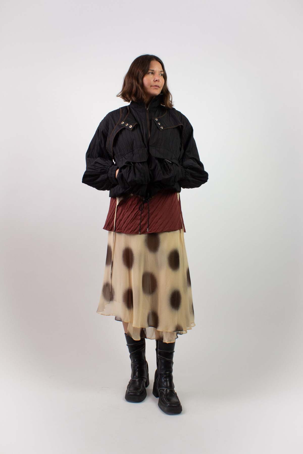 KkCo Layered Dot Skirt - Image 9 of 9