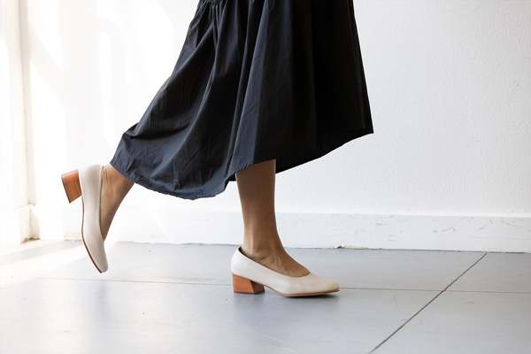 Huma Blanco Luisa Low Heel Heels