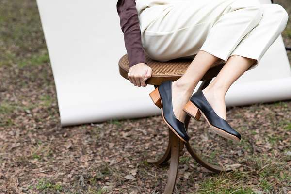 Huma Blanco Luisa Low Heel Heels