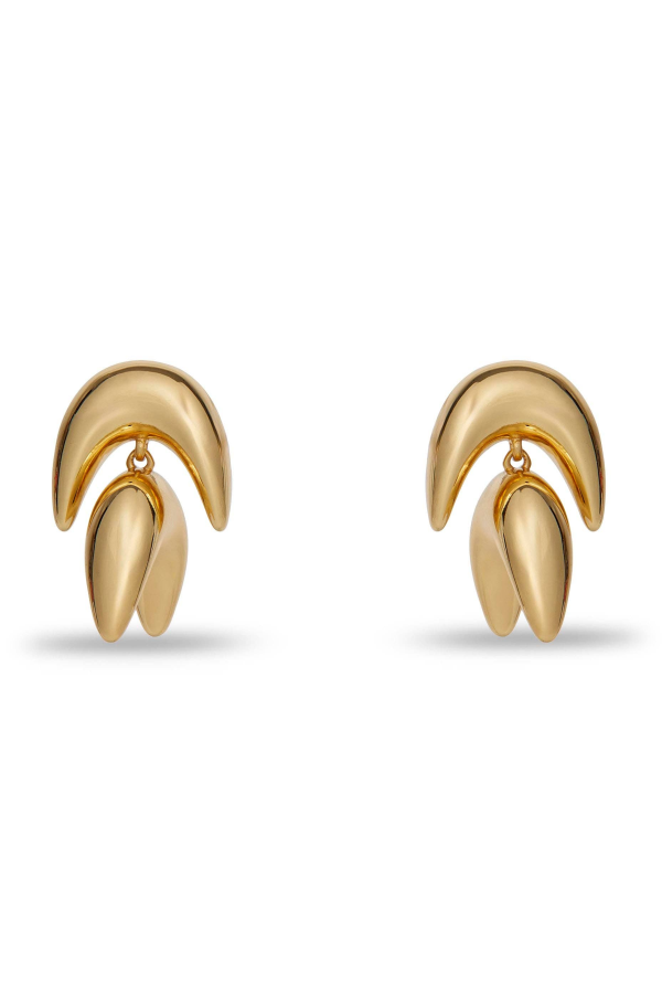 LeLe Sadoughi Gold Zaha Drop Earrings