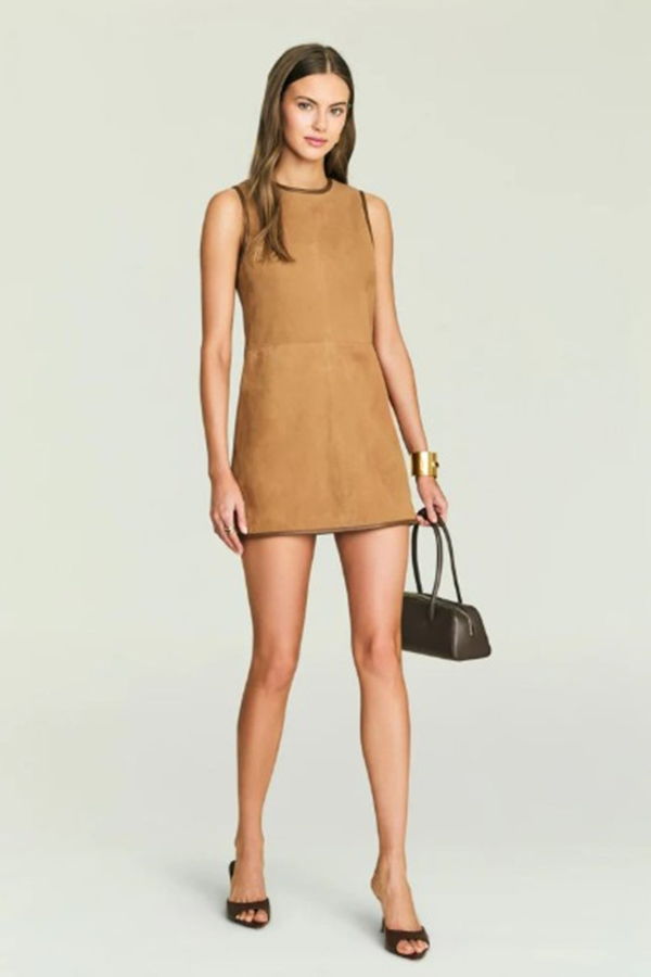 Ser.o.ya Francesca Suede Mini Dress