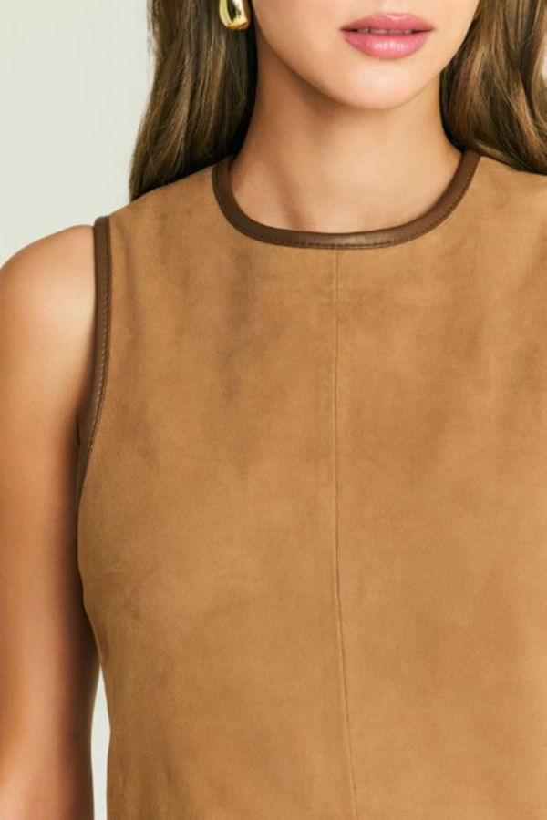 Ser.o.ya Francesca Suede Mini Dress