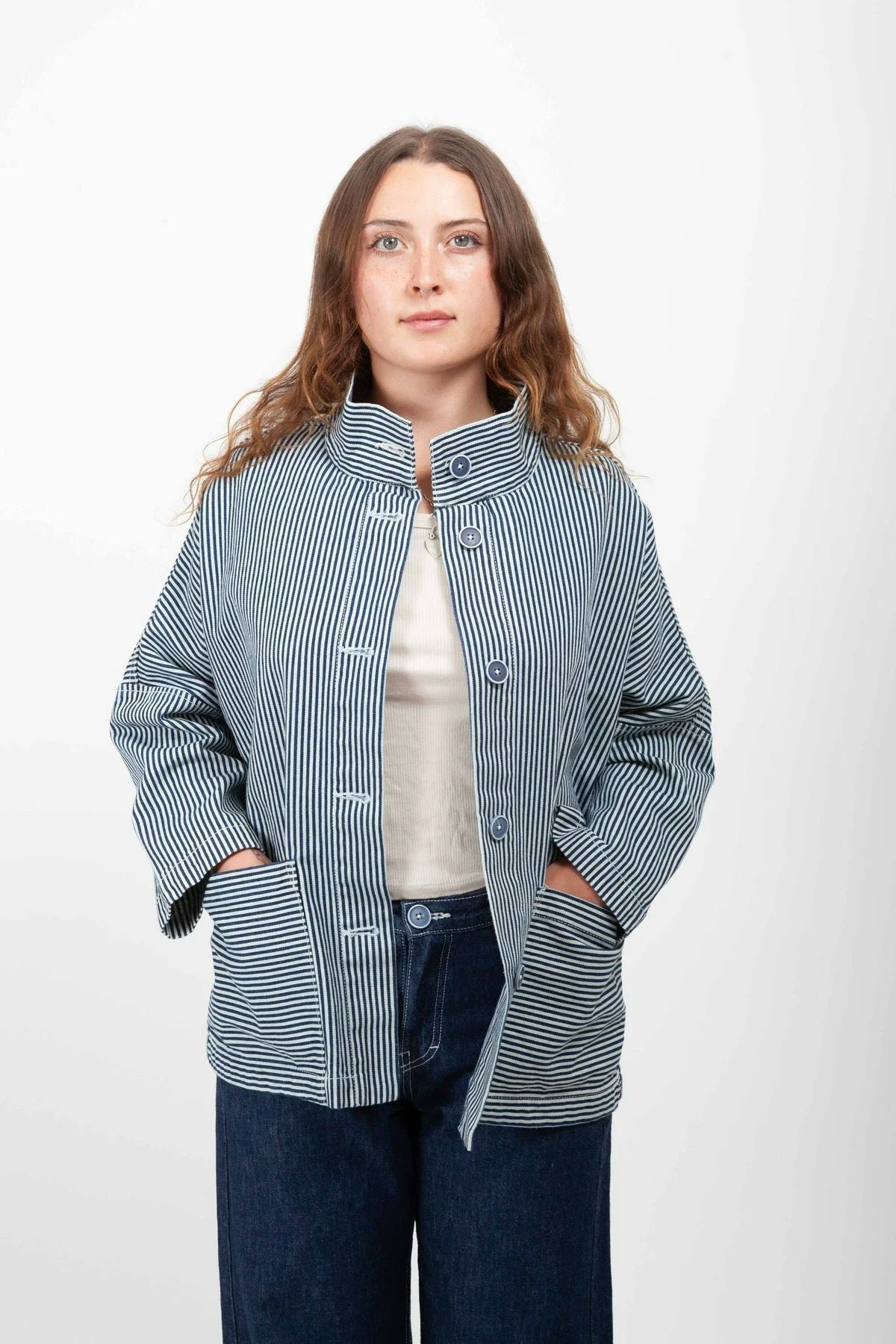Gravel & Gold Marram Jacket - Conductor Stripe - Image 1 of 1