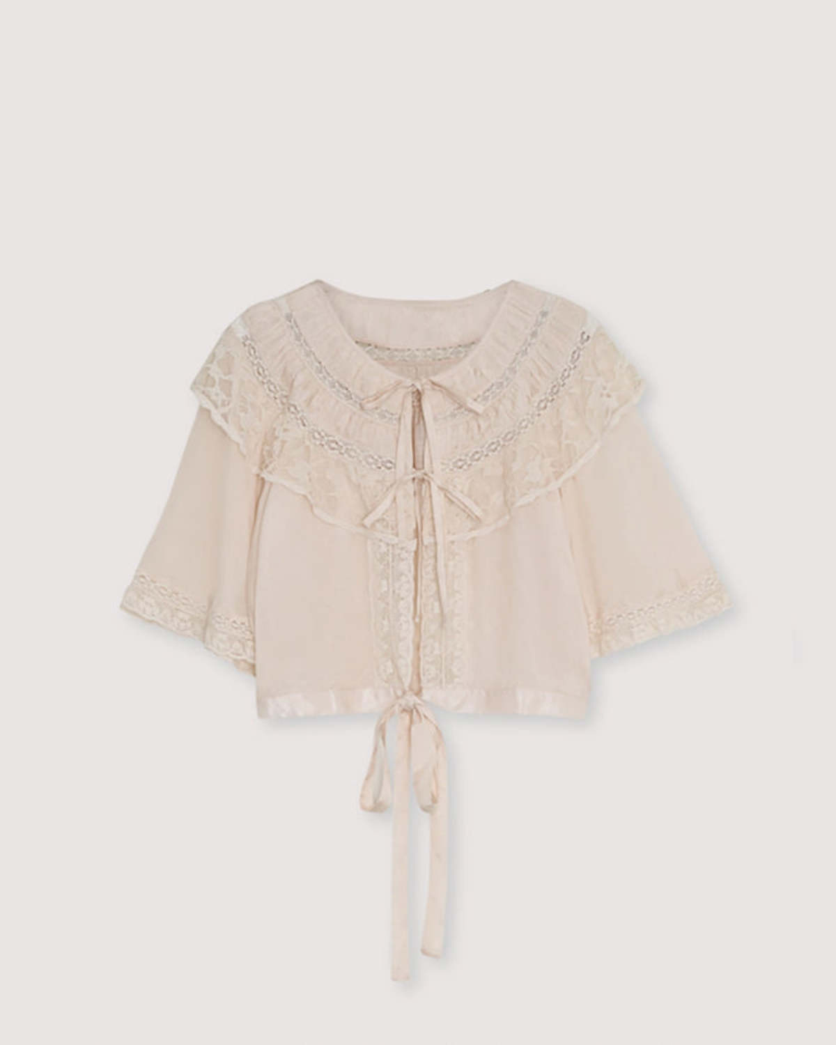 The New Society Ammi Blouse - Pure Cloud - Image 7 of 7