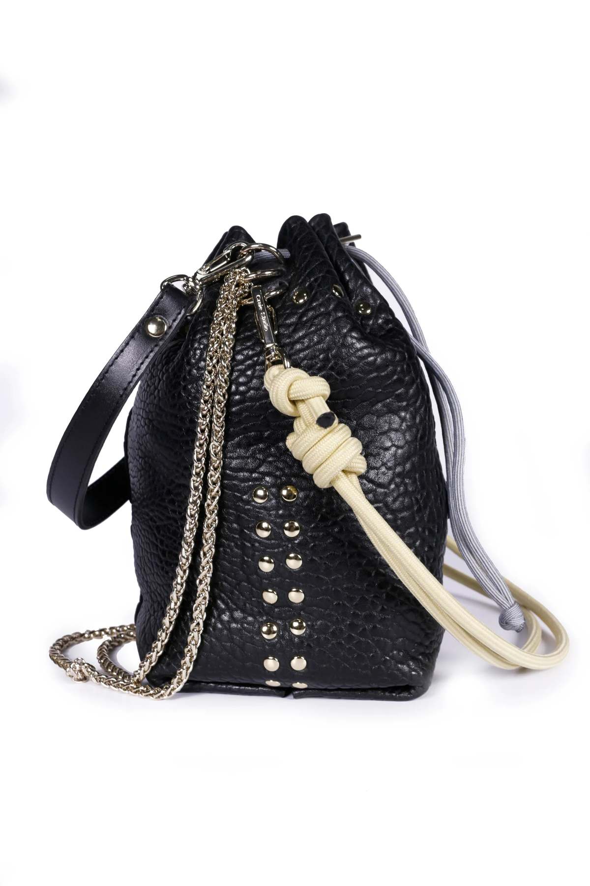 Craie Studio Beco Stud Bag - Bubble Noir - Image 4 of 5