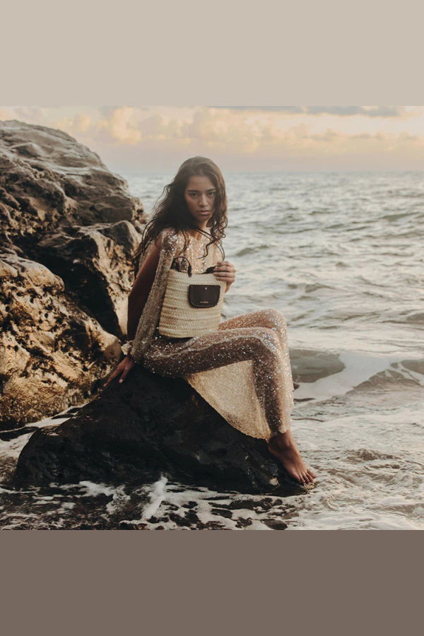 Craie Studio Panier Crush Handbag - Choco