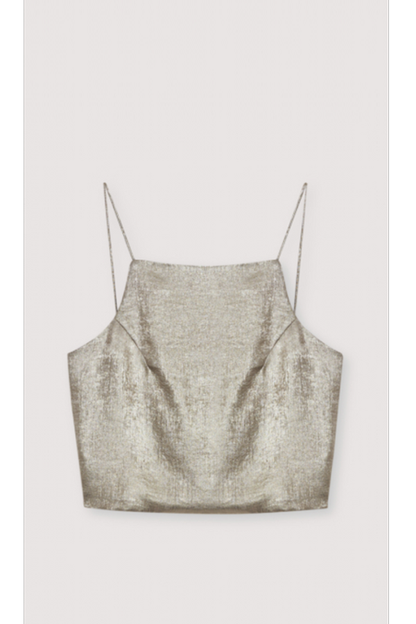 The New Society Saffron Top