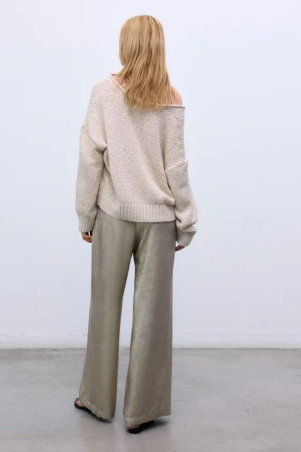 The New Society Saffron Trouser Pant - Gold