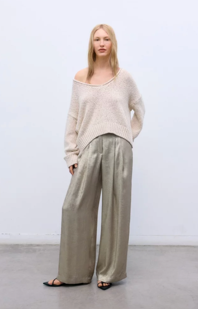 The New Society Saffron Trouser Pant - Gold