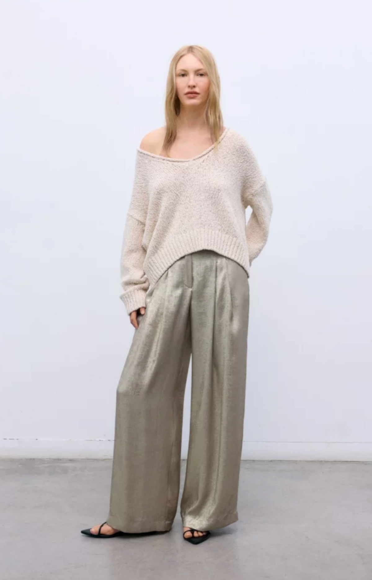 The New Society Saffron Trouser Pant - Gold - Image 4 of 5