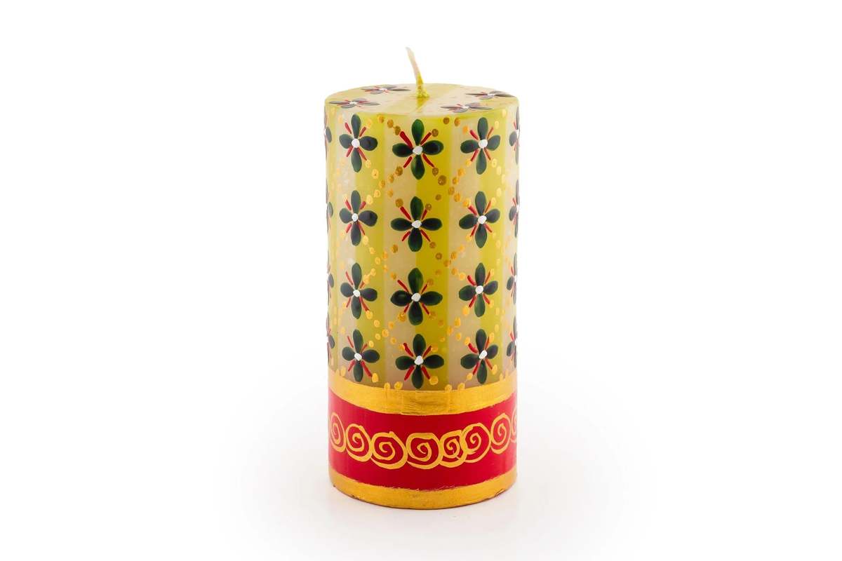 Thumbprint Artifacts Christmas Painted Candles - Image 5 of 11